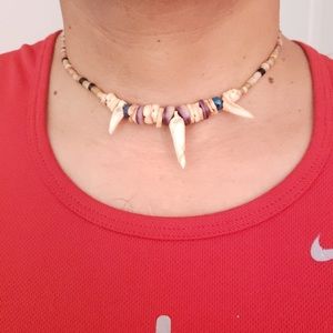 HOT SUMMER - Men chocker with crocodile 🐊 teeth
